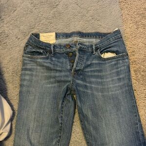 Abercrombie and finch blue jeans